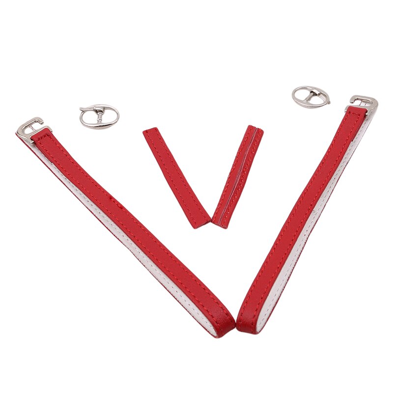 Charm Women Convenient Leather Shoes Belt Ankle Shoe Tie Lady Strap Lace Band For Holding Loose High Heels: Red