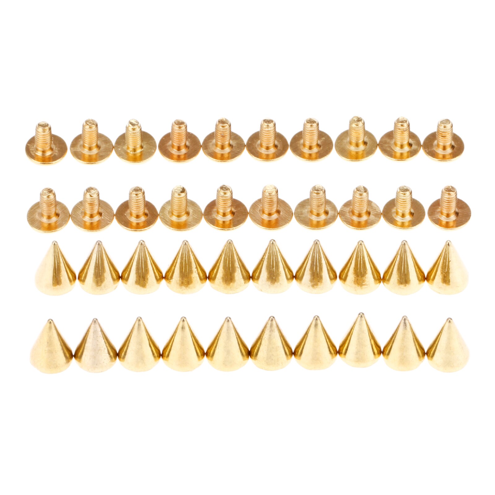 20x Metall Schrauben Knopf Spitze Nieten Handtasche Gürtel Schuhe Punk Bekleidung Leder Schnallen Handwerk Kugel Niet Zucht Spikes DIY handgefertigt: G