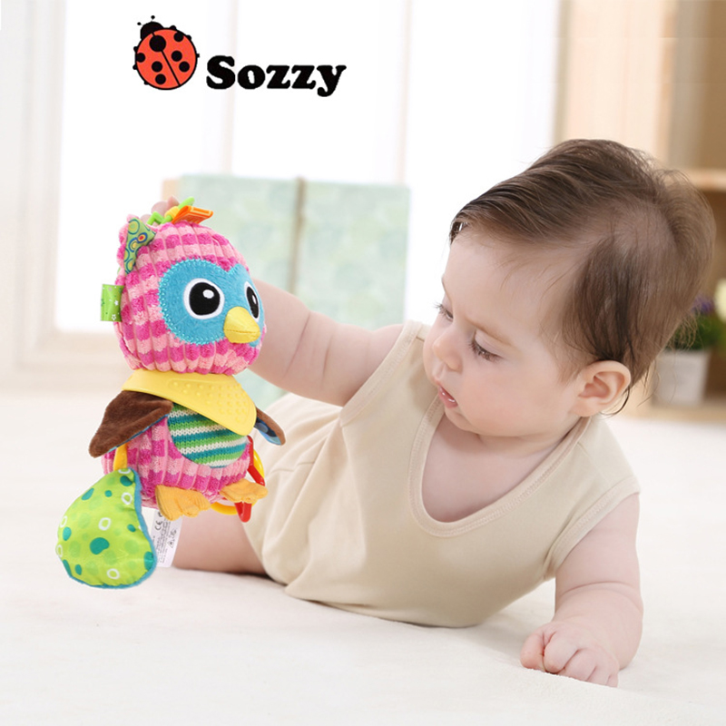 Autorisierten echte SOZZY 7 multi-funktion baby rassel glocke baby krippe kinderwagen hängen spielzeug