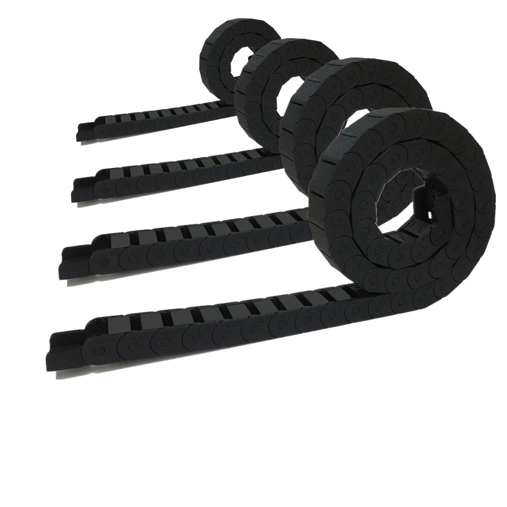 10 x 20mm 10*20mm l1000mm kabel trekkkjede wireholder med endekoblinger til cnc ruter maskinverktøy /helt lukket