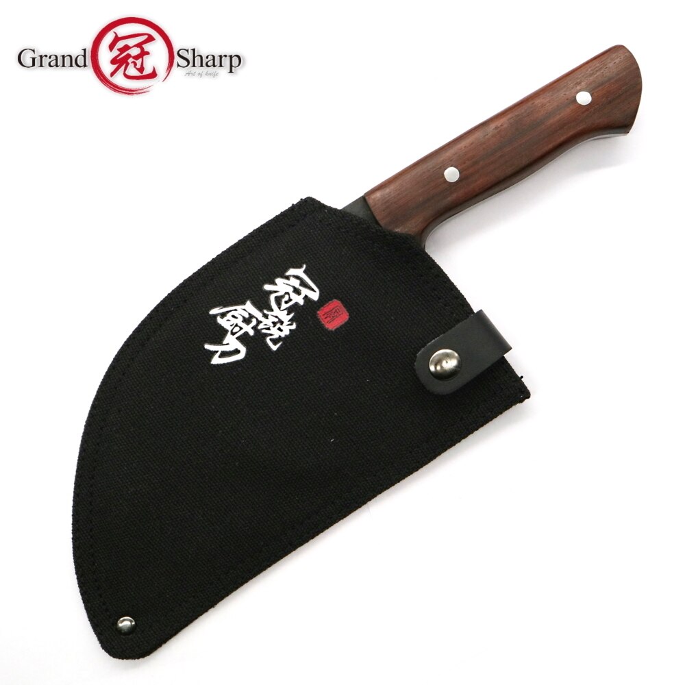 Hand forged Chef Knife BBQ Tools Kitchen Knives High carbon Steel Butcher Knife Chinese Cleaver Vegetables Cutting Box