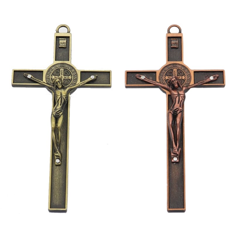 Katholieke Jesus Cross Hanger Christus Religieuze Auto Hanger Opknoping Muur Crucifix Cross Auto Styling Accessoires Auto Decoratie