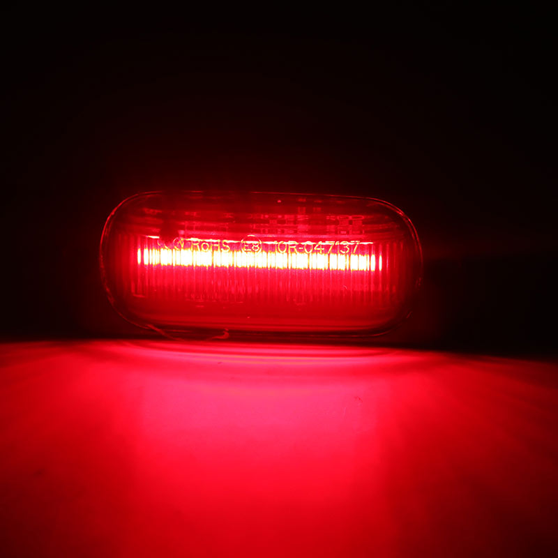 12 LEDs Truck Zijmarkeringslichten Auto Externe Verlichting Signaal Indicator Lamp Waarschuwing Staart Achterlicht voor Trailer Vrachtwagen bestelwagen 12 V 24 V