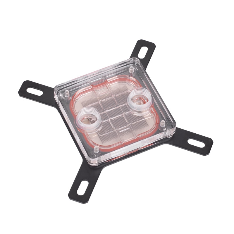 CPU Water Cooling Radiator Block use for INTEL LGA1150 1151 1155 1156 X99 Transparent with RGB Liquid Cooling System