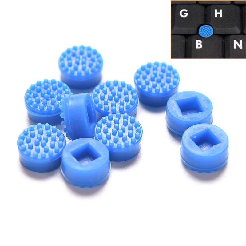 10Pcs Laptop Notebook Trackpoint Pointer Muis Blauw Stok Punt Cap Voor Dell Laptop Toetsenbord Trackpoint Little Dot Cap