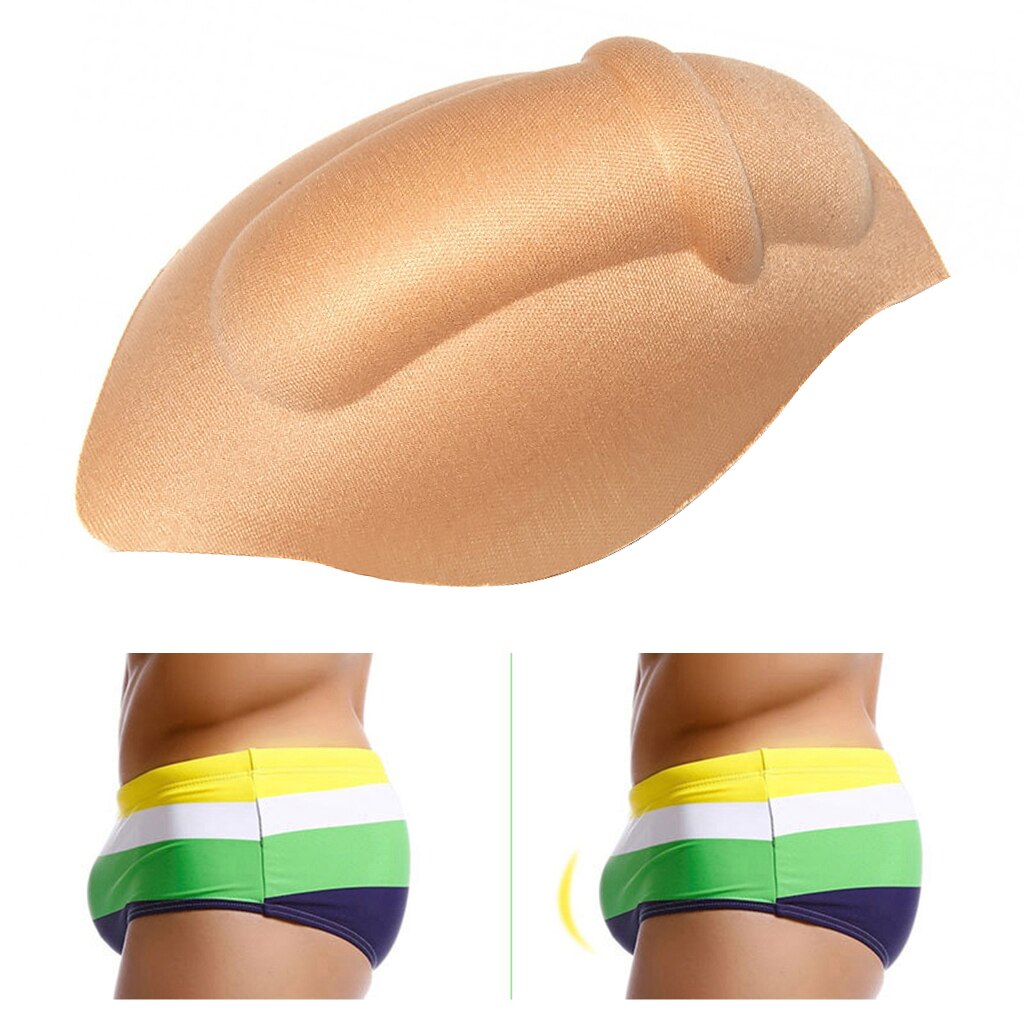 Men's enlargement pouch pads, sexy swimming trunk safety sponge mats indoor swimming short shorts underwear coasters