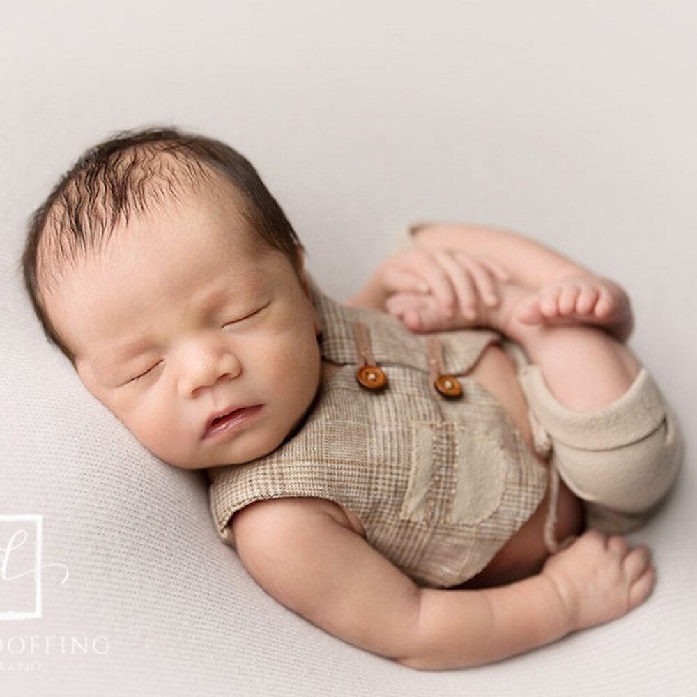 Props Newborn Baby Photo Studio Vest + Pants Set Newborn Props for Photography Photobooth Accessories Bebe Fotografia Product