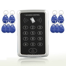 RFID Access Control Keypad 10 RFID Keyfobs Tags Proximity Deur Entry Systeem Contactloze Unlock Home Security