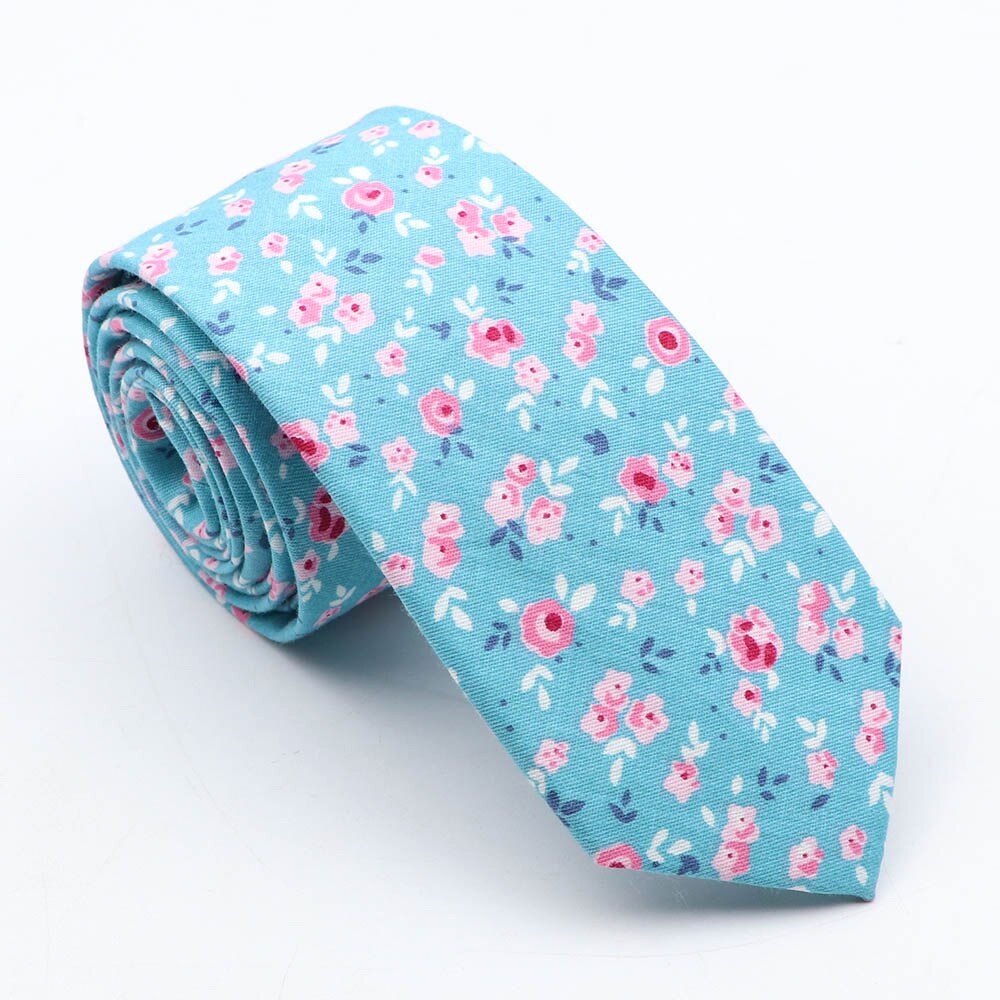 Gravata floral 100% algodão para homens, amarelo, vermelho, azul, flor, 6cm, uso diário, skinny, azul marinho, para casamento, gravatas para festa, presentes: 13