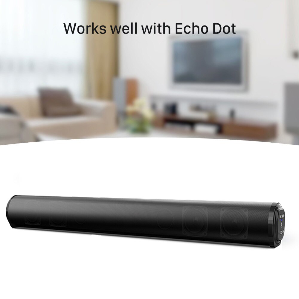 Rsionch Portable Wireless Column Soundbar Bluetooth Speaker Powerful 3D Stereo Sound bar Home Theater Aux 3.5mm TF For TV PC