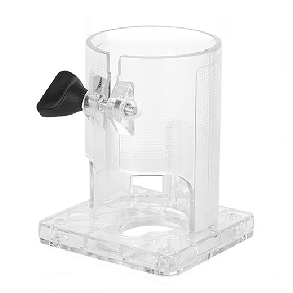 Trimmer Base Balance Board Woodworking Edge Cutter Transparent Cover Stand Electric Trimmer Machine Supplies: Silver