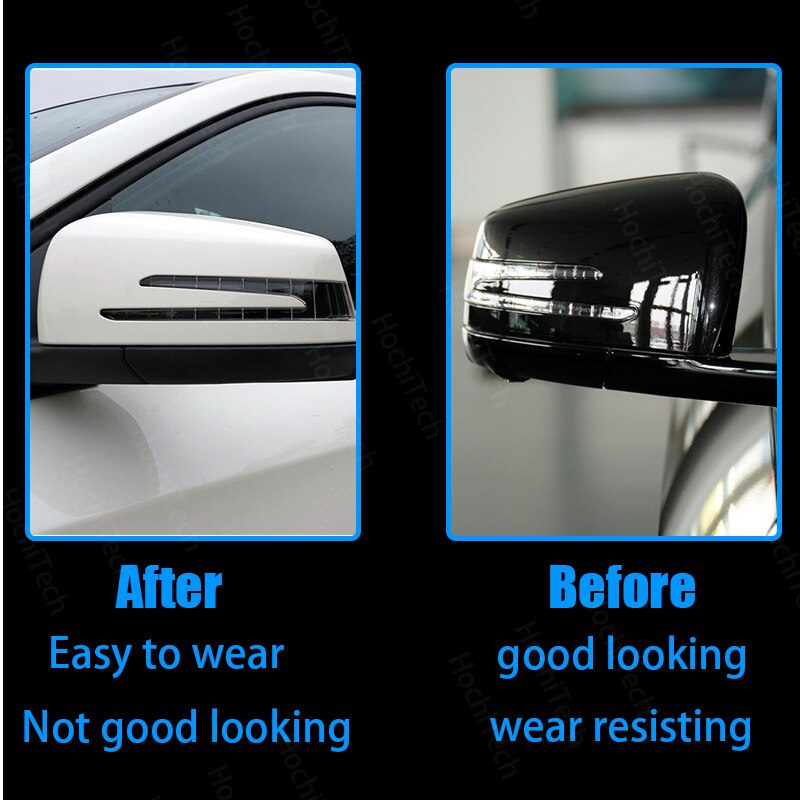Auto styling achteruitkijkspiegel voor mercedes benz  w176 246 w204 w212 w221 c117 x204 x156 koolstofvezel patroon spiegelkappen accessoires