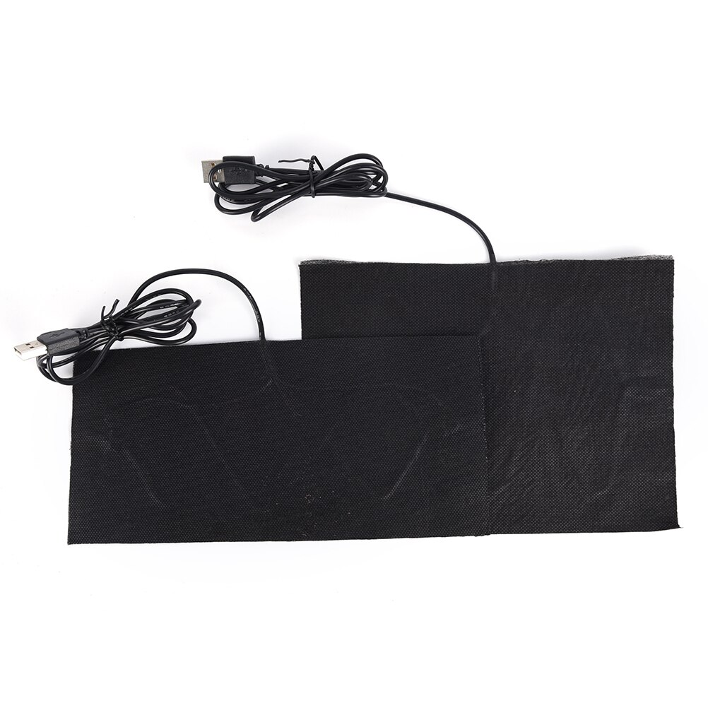 1pc Carbon Fiber Heating Pad Hand Warmer USB Electric Winter Infrared Fever Heat Pet Mat Heated Clothing Cushion 60-70 degrees