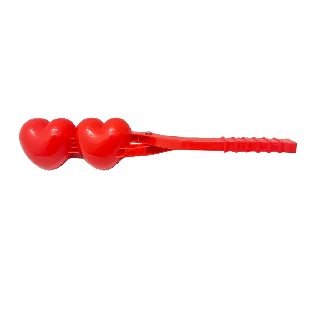 6 plastique canard forme boule de neige fabricant Clip enfants sable neige boule moule jouet aléatoire pour boule de neige lutte en plein air Fun Sports jouets hiver: love d