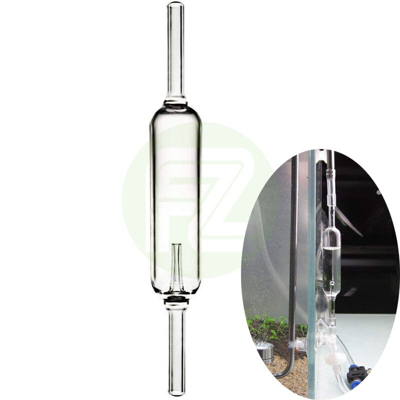 Akvarium rett glass  co2 fisk tank boble forteller til fisk levende plante nano plantet tank  co2 fisk tank boble forteller verktøy