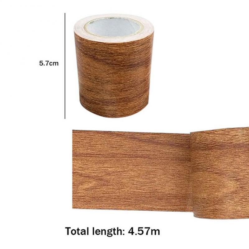 Realistische Woodgrain Reparatie Hardware Adhensive Duct Tape Voor Meubels Muurstickers Badkamer Decor 7 Kleuren Meubels Lijm