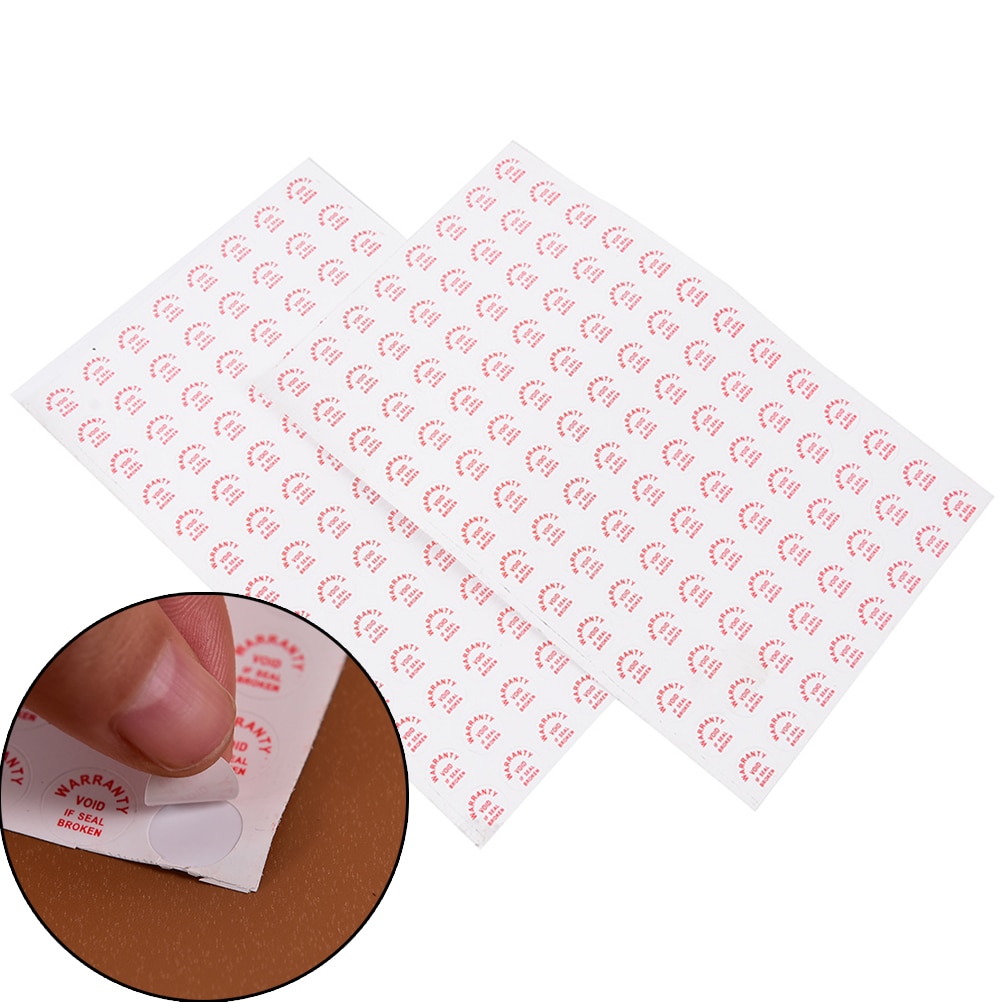 208 Pcs/lot Diameter 10 Mm Warranty Sealing Label Sticker Void If Seal Broken Damaged, Universal With Years And Months