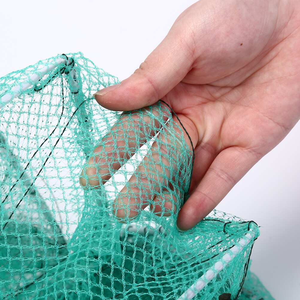 3.3M Shrimp Lure Nets Nylon Fishing Net Foldable Portable Crab Crayfish Lobster Catcher Live Trap Fish Net