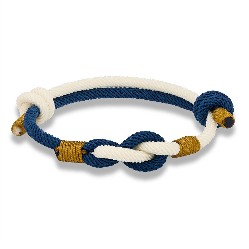 Mkendn koppelarmband milan touw concentrische knoop infinity armband voor mannen vrouwen teken van liefde sieraden: 4mm- mannen