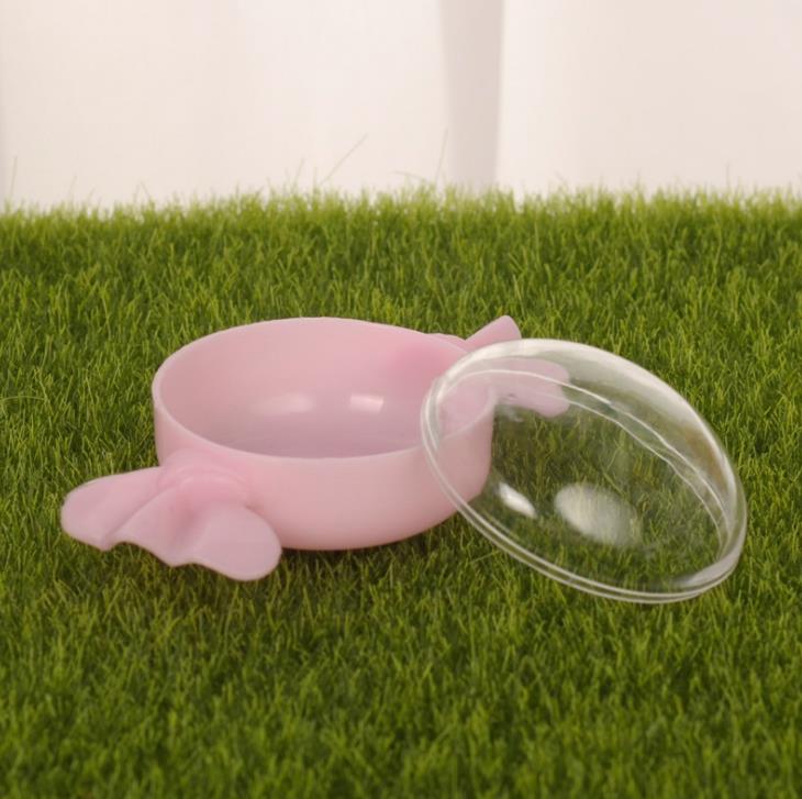 12 stk/sæt søde plastik slik æsker slik form slik æske runde chokolade æsker bryllup fødselsdag baby shower dekoration: 1