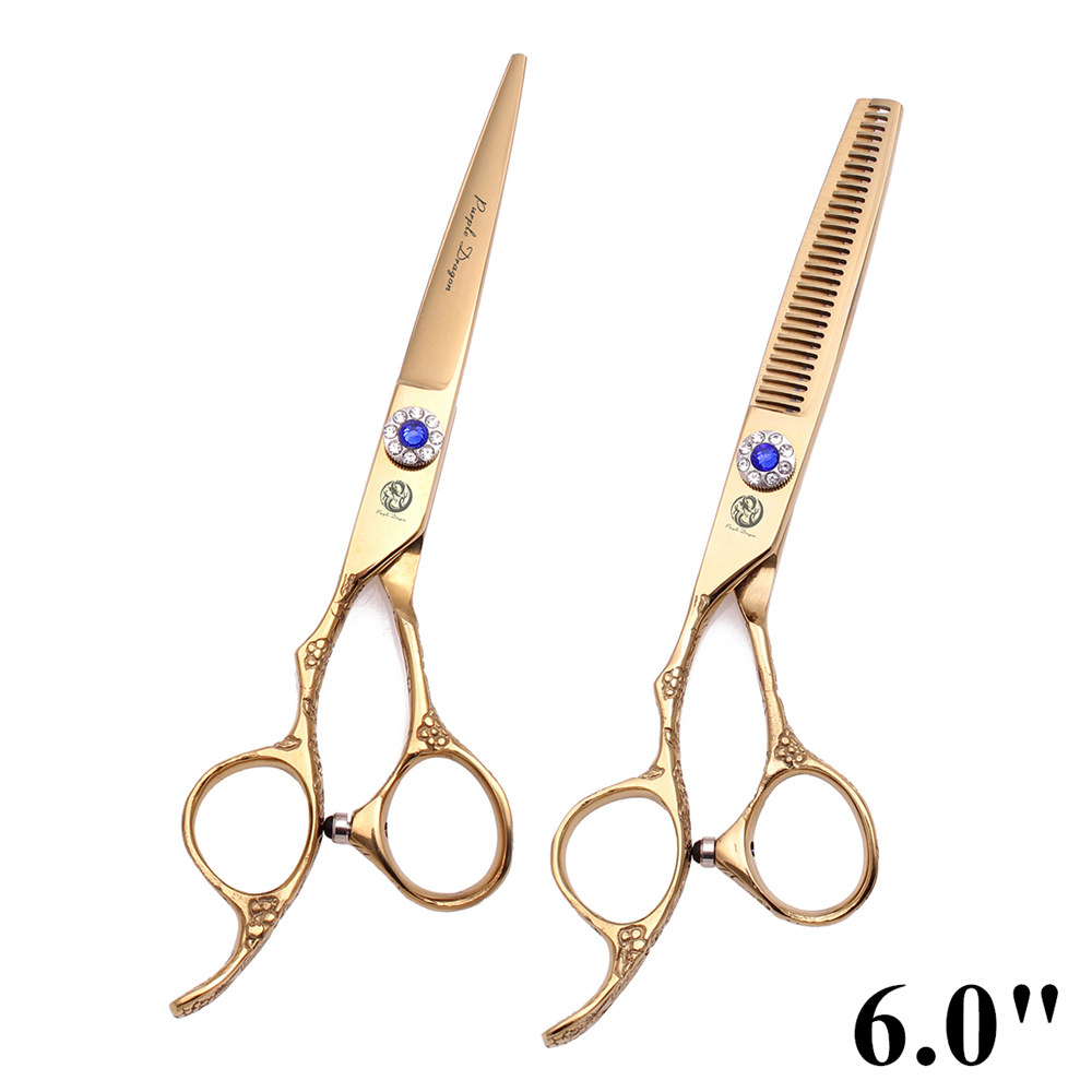 Professionele Kappersschaar Linkerhand Paarse Draak 5.5 "6" Haar Knippen Schaar Dunner Schaar Kapsel Schaar Z8002: Roze