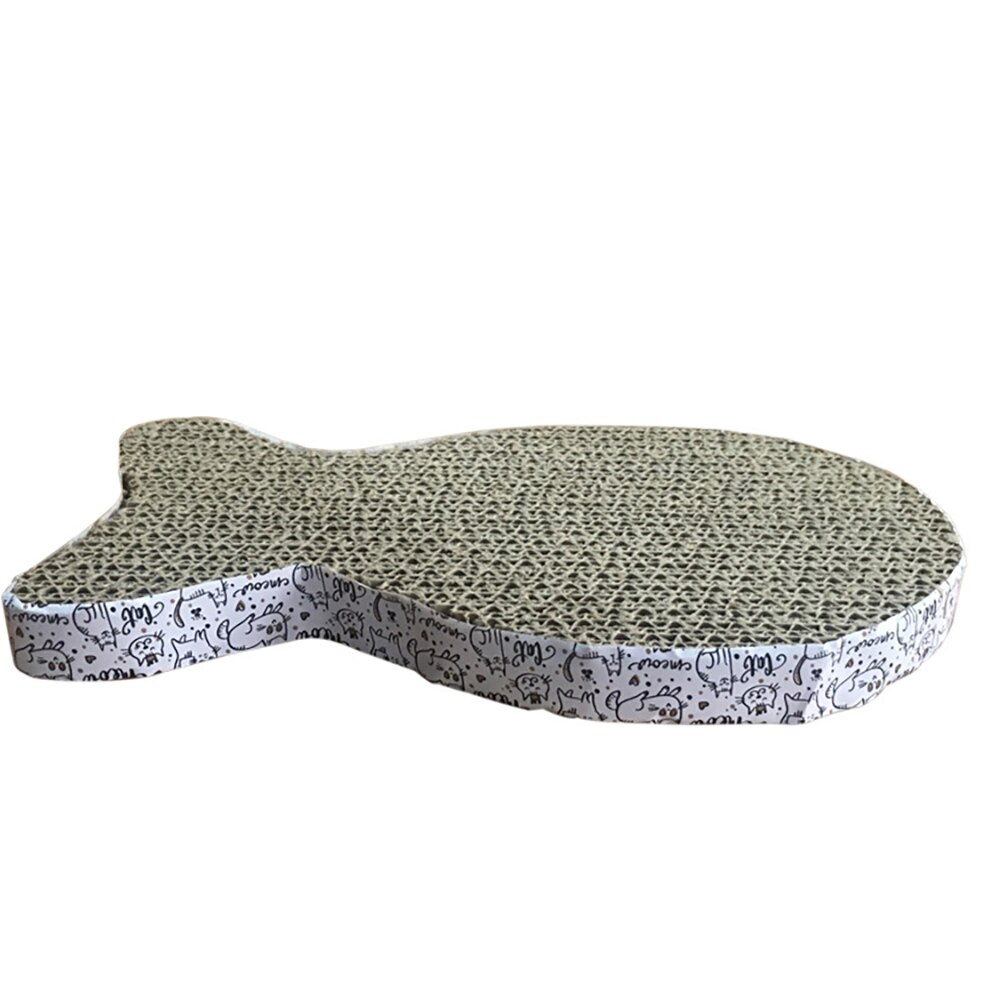 Cat and cat scratching post, pet toys, corrugated cat scratching post, nail scratcher, mat: as show