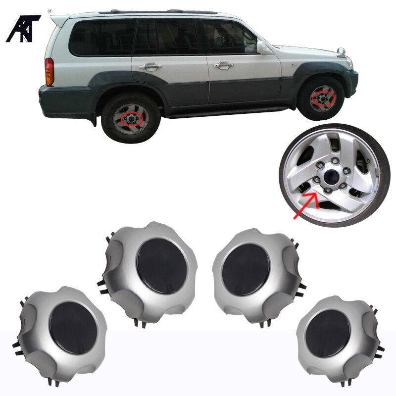 Wheel Cap Assy 52980-H1200 4ea For Hyundai Terracan 2003~2006 2.5 3.5 52980H1200 4pcs/set