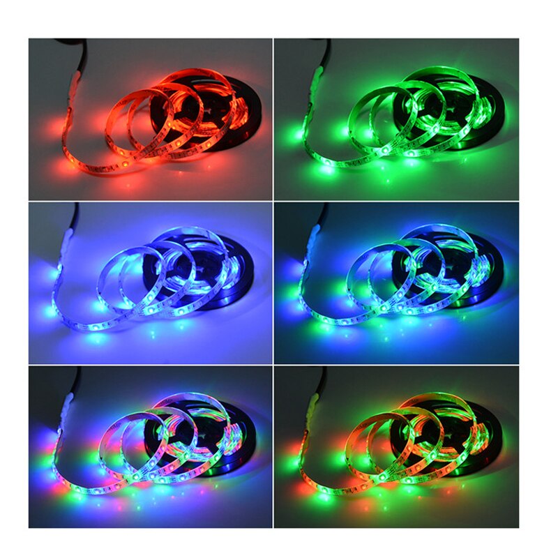 Rgb Led Strip Verlichting Infrarood Control Usb DC5V 1M 2M 3M 4M 5M SMD2835 Flexibele lamp Tape Diode Tv Achtergrond Desk Screen Lichten