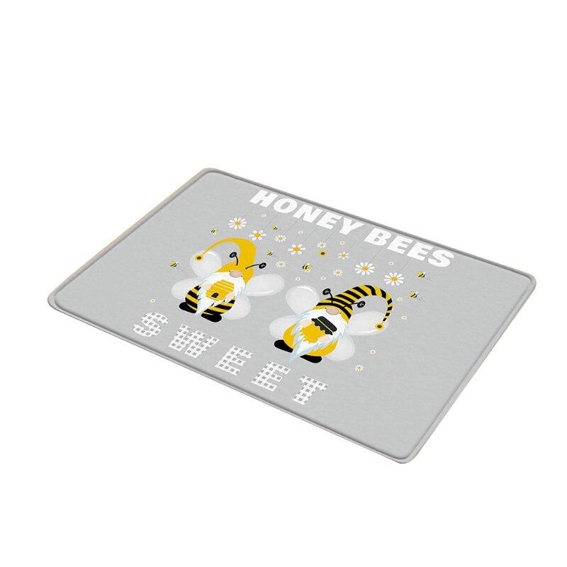 Bee Festival Huis Deur Mat Badkamer Badkamer Antislipmat Slaapkamer Woonkamer Tapijt Vloermat Badkamer Mat badmat: 27