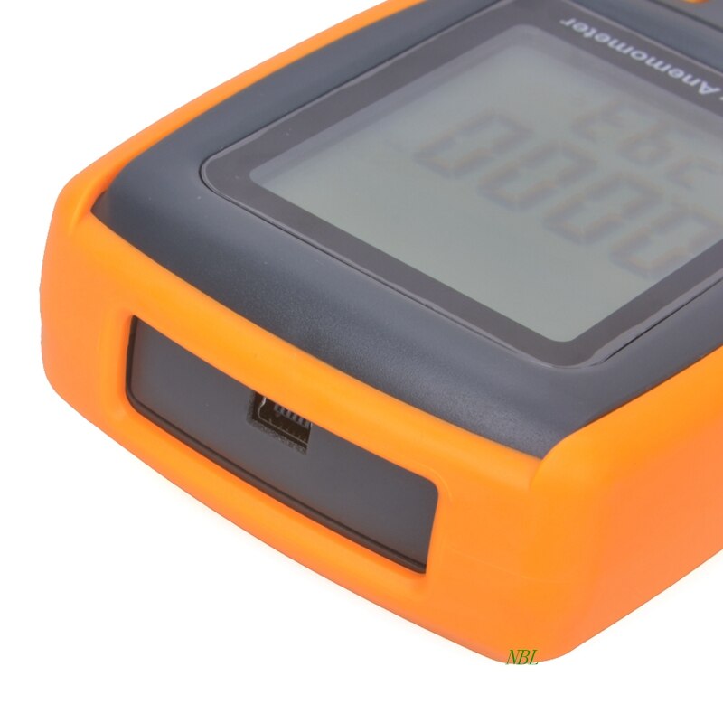 GM8902 Wind Meter Luchtstroom Tester Lucht Temperatuur Meter Draagbare Handheld Anemometer Met USB Interface