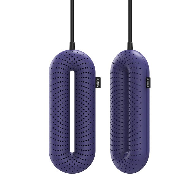 20w timing schoenen droger verwarming desinfectie draagbare schoenen droger elektrische uv sterilisatie constante temperatuur drogen deodoriseren: Paarse standaard / Vk