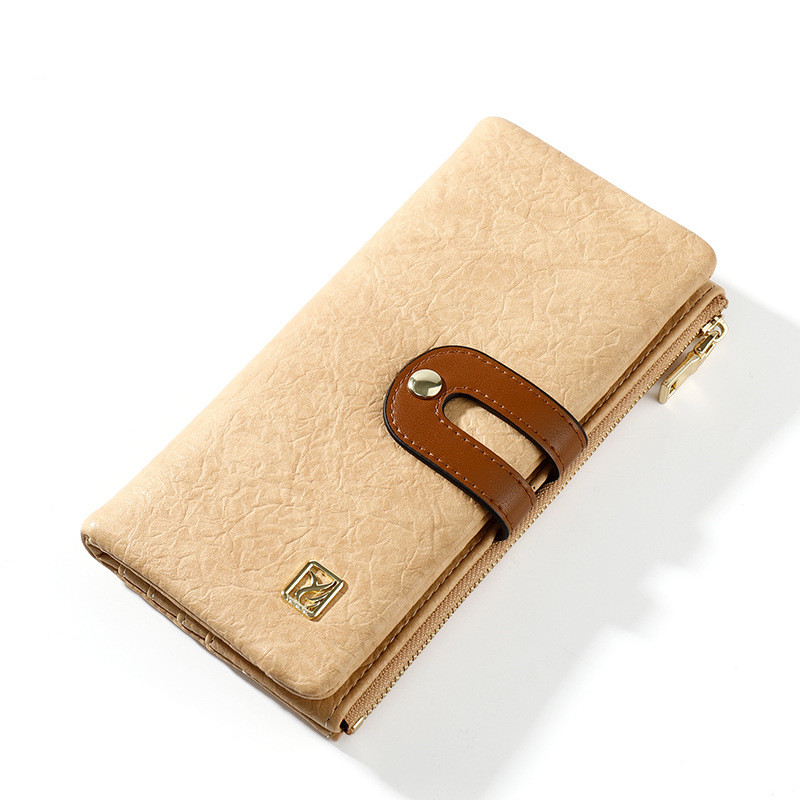 LISM Wallet Women's Long Casual Multifunction Mobile Wallet Multi Card Holder Large Capacity Women Clutch