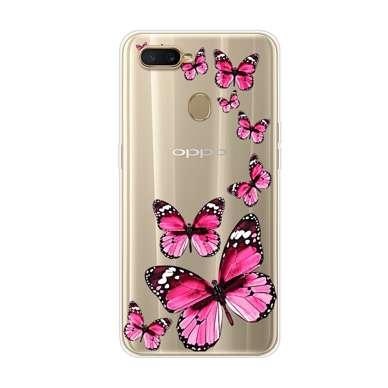 Für OPPO A5S/AX5S Fall Abdeckung 6,2 ''Klar Blume Gedruckt Weiche TPU Phone Cases Für OPPO AX5S EIN 5S Nette Silikon Zurück Abdeckung AX 5S: 31