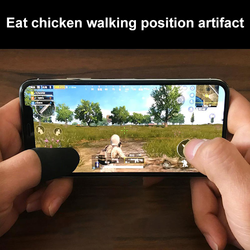 Nieuw 10 Stuks Mobiele Vinger Mouw Touchscreen Game Controller Transpiratie Handschoenen Voor Telefoon Gaming