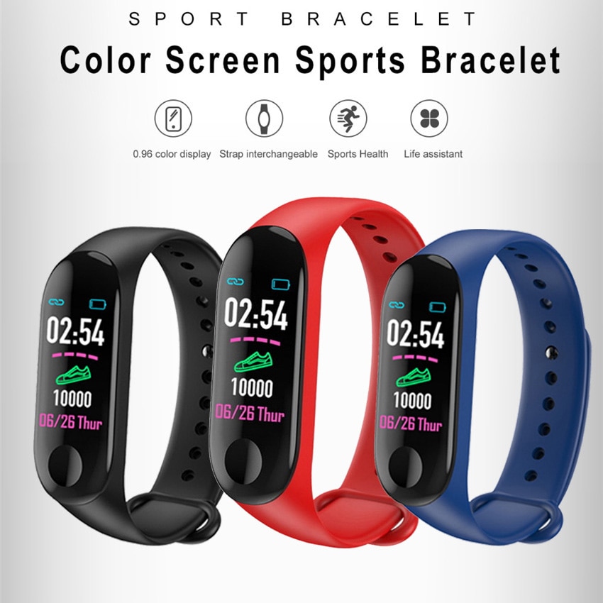 Pulsera inteligente PK Mi Band 5 y Bit 5, pulsera inteligente deportiva para IOS, Xiaomi y Honor, compatible con Mi Band 3/4 y Bit 5