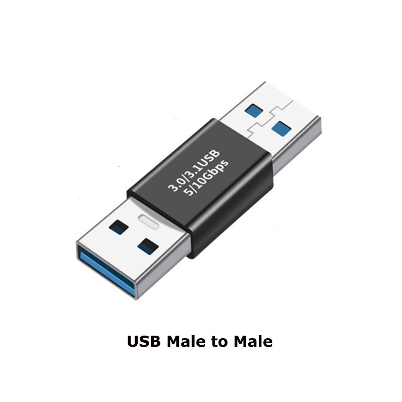 1pcs Micro usb3.0 90/180 Degree Right Angle USB 3.1 Type C Male To Female USBC female to female male to male Converter Adapter: NO.11