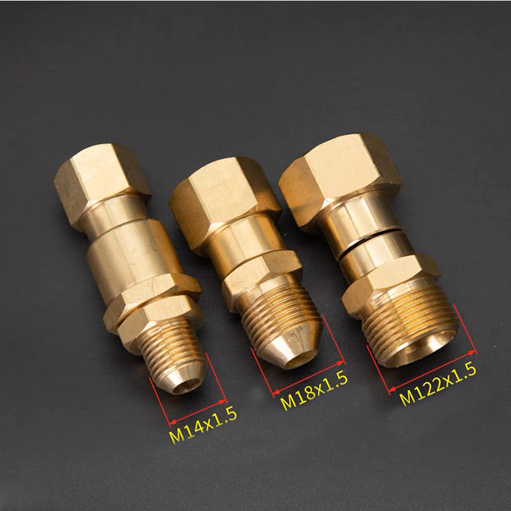 Pressure Washer Swivel Fitting Anti Twist Brass Connector Joint 360° Kink Free Swivel Fitting For Pressure Washer Gun Hose