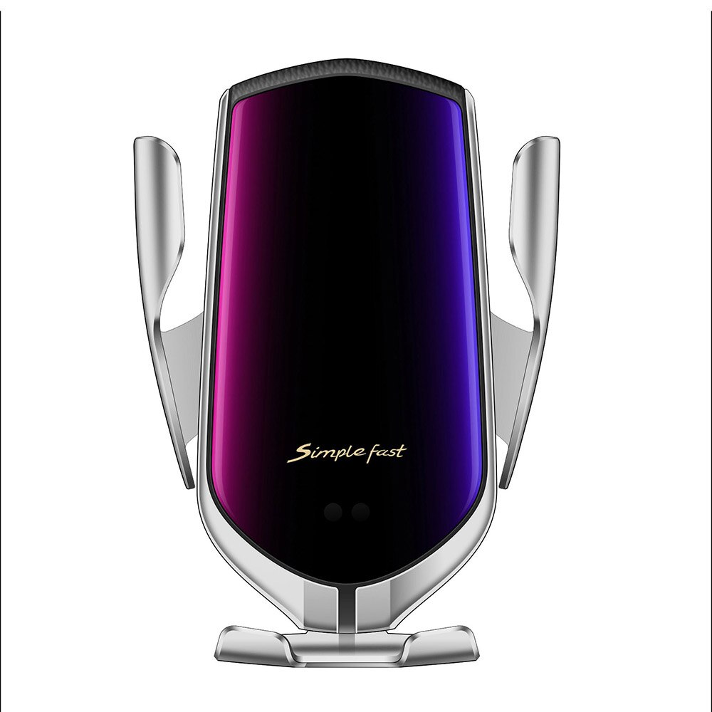 Automatische klem 10w qi draadloze autolader voor iphone 11 pro max x xr qi draadloze autolader voor samsung  s8 s9 telefoonhouder: Groente