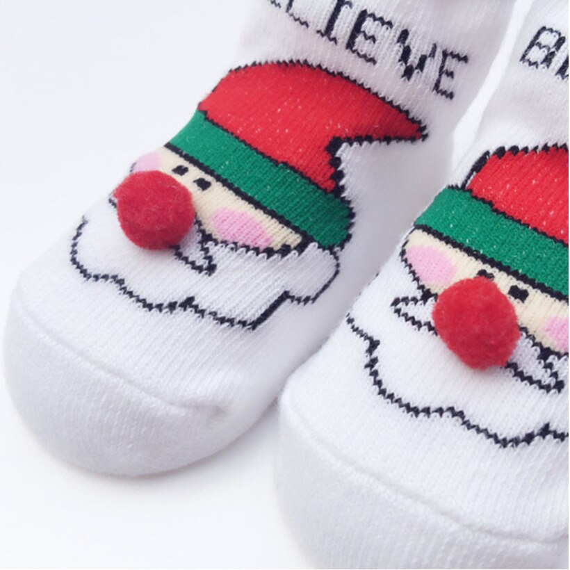 Christmas Baby Socks Children Santa Socks Girls Boys Sokjes Soft Kids Socks Born Toddler Newborn Socks baby clothes