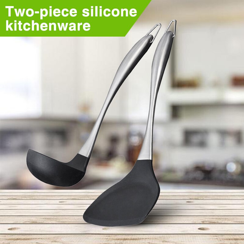 2 PC'S keuken siliconen crème cake spatel mengen schraper borstel boter mixer borstels