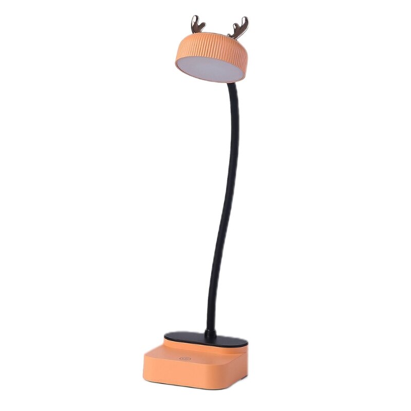 LED Desk Lamp, Touch Control Desk Lamp, 360°Flexible Desk Lamp Rechargeable Desk Lamp for students Dormitory Reading: OR