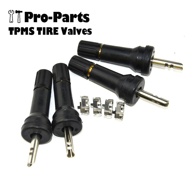 4pcs TPMS sensor Replacement Rubber Tubeless Tire Pressure Monitoring System Rebuild Kit With Valve Stem for Nissan Patrol