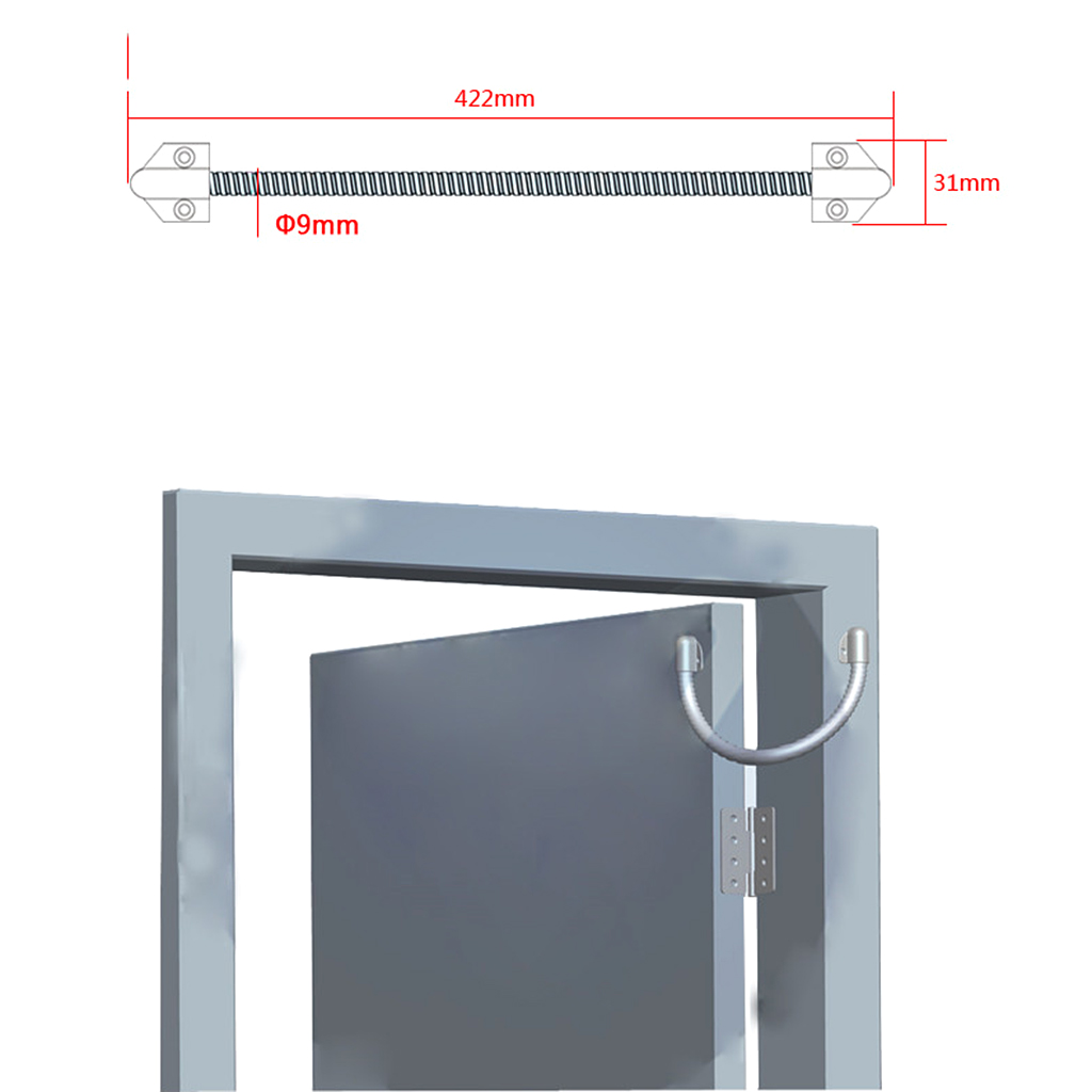 Door Loop Electric Exposed Mounting Protection Sleeve Access Control Cable Line for Lock Stainless Steel