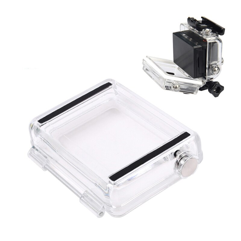 Achterdeur Screen LCD Batterij BacPac Rear Cover voor Waterdichte Case van Go Pro Hero 2 3 3 + 4 accessoires
