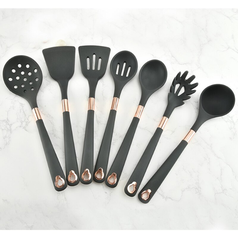 Kitchen Utensil Set Silicone Cooking Tools Set Household Koken Gereedschap Met Opbergdoos Turner Tang Spatel Turner