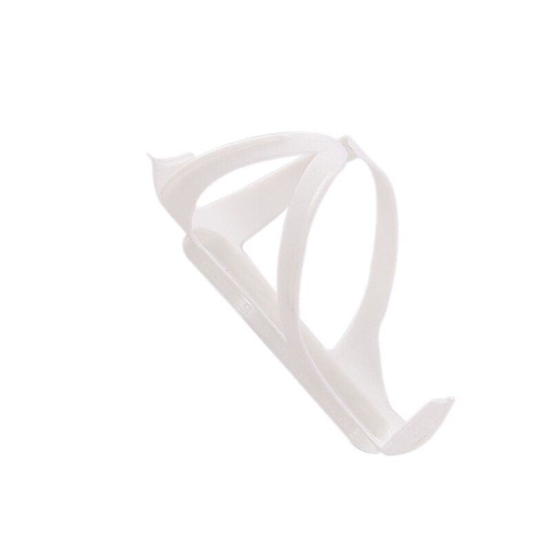 Cykel flaskhållare pc cykel vattenflaskhållare burar ställ mountainbike bur mtb cykel flaskhållare cykeltillbehör: Vit