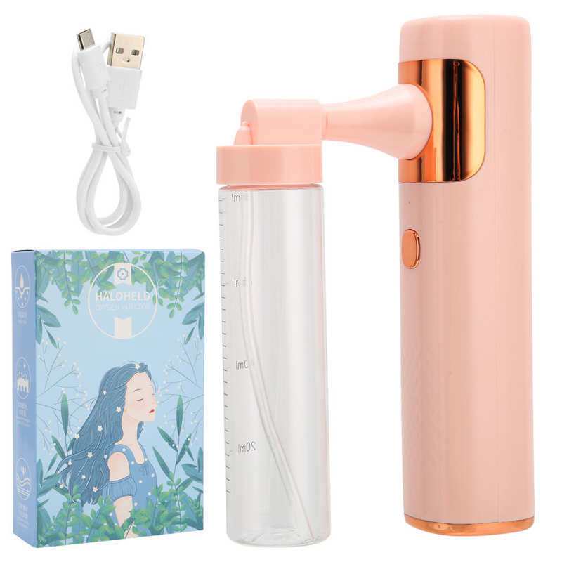 Nanometer Fogger Electric Sprayer Handheld Atomizer for Home for Office: Pink