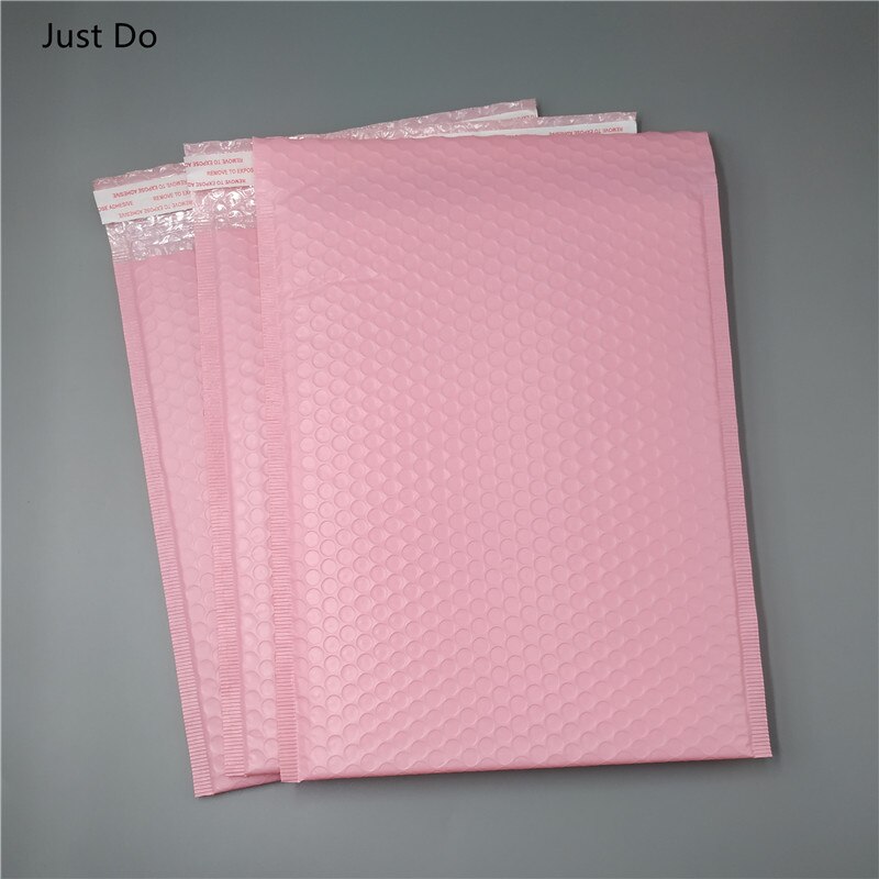 11*15Cm 30Pcs Roze Bubble Zakken Bubble Envelop Tas Roze Bubble Poly Mailer Self Seal Mailing Tassen gevoerde Enveloppen