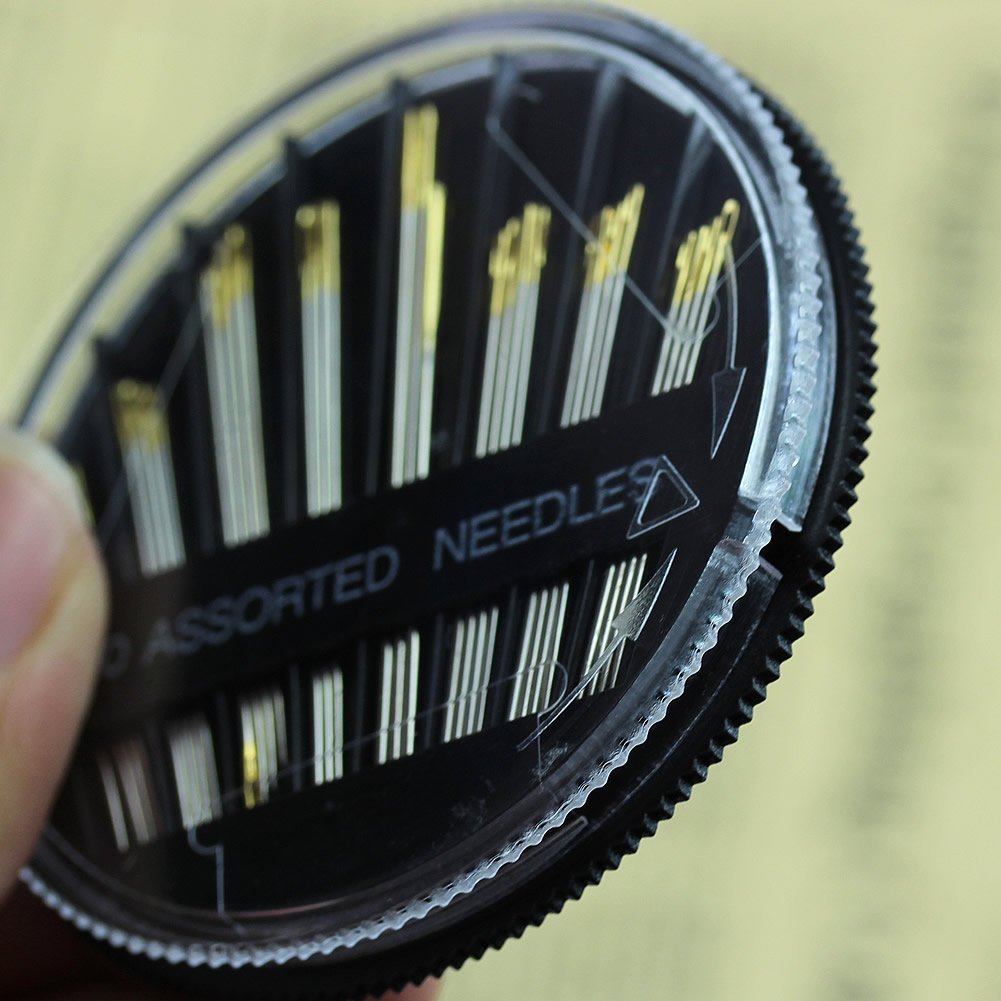 30PCS Assorted Hand Sewing Needles Embroidery Mending Craft Quilt Sew Case Leather Hand Sewing Needles