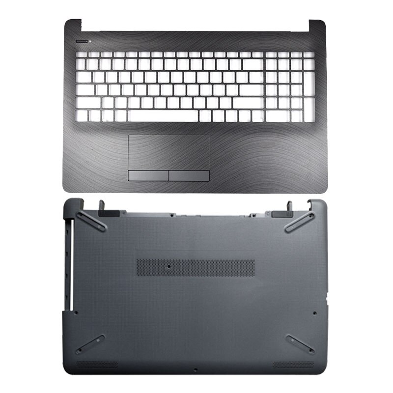 Cubierta trasera LCD/bisel frontal/bisagras LCD/reposamanos/cubierta inferior para ordenador portátil serie HP 15-BS 15T-BS 15-BW 250 G6 255 G6 929893-001 gris